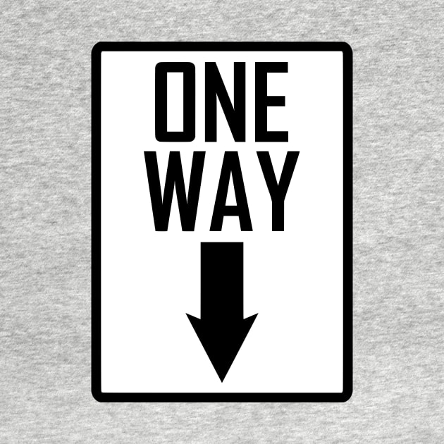 One way sign by RandomSorcery